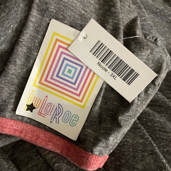 LuLaRoe Nicole, Size 3XL, NWT - Picture 4 of 5